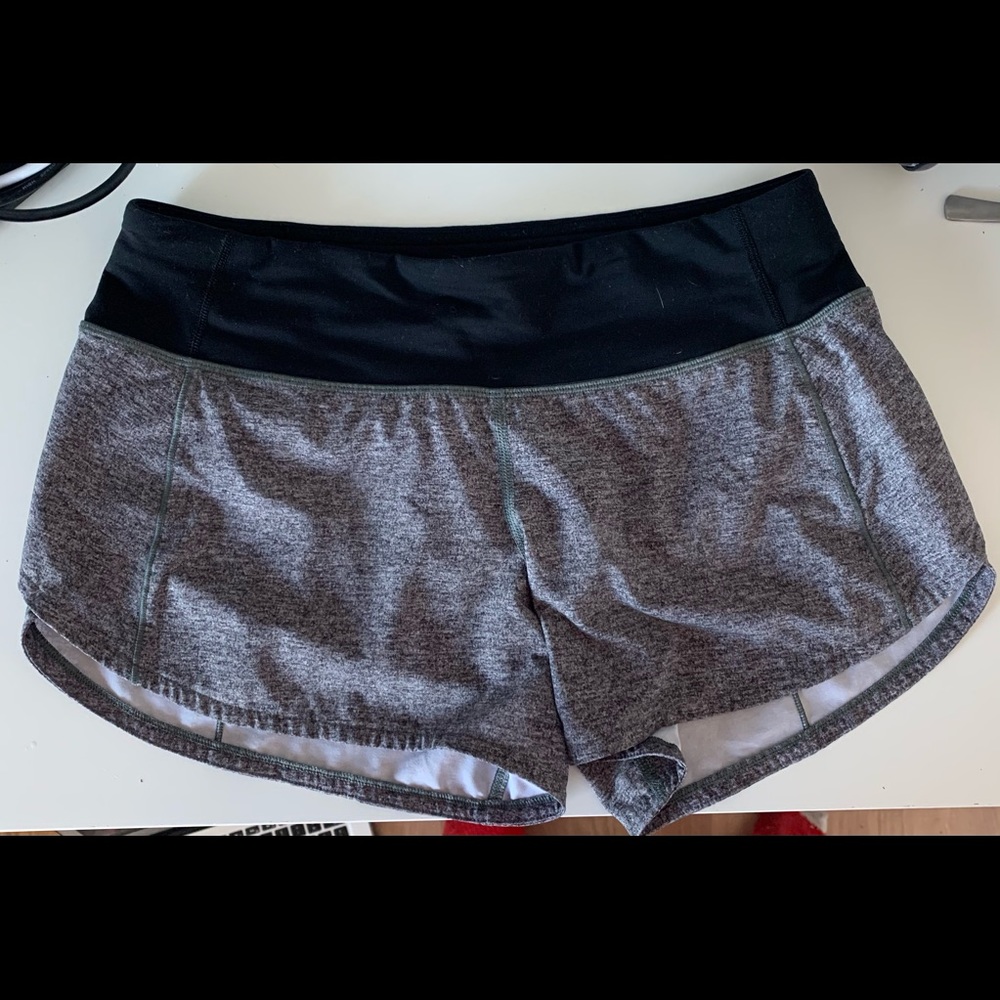 Grey/Black Lululemon Shorts
